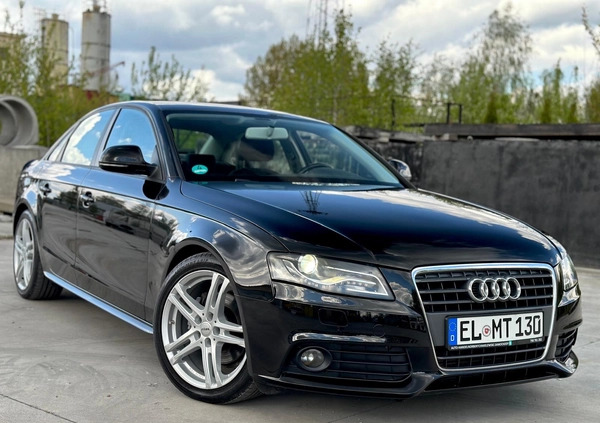 Audi A4 cena 39900 przebieg: 190000, rok produkcji 2009 z Pisz małe 254
